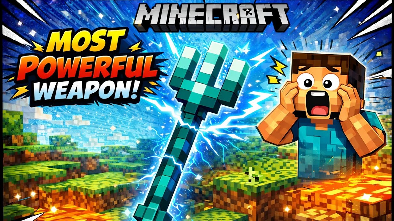 “I Found a Legendary TRIDENT in MINECRAFT! 🔱”
