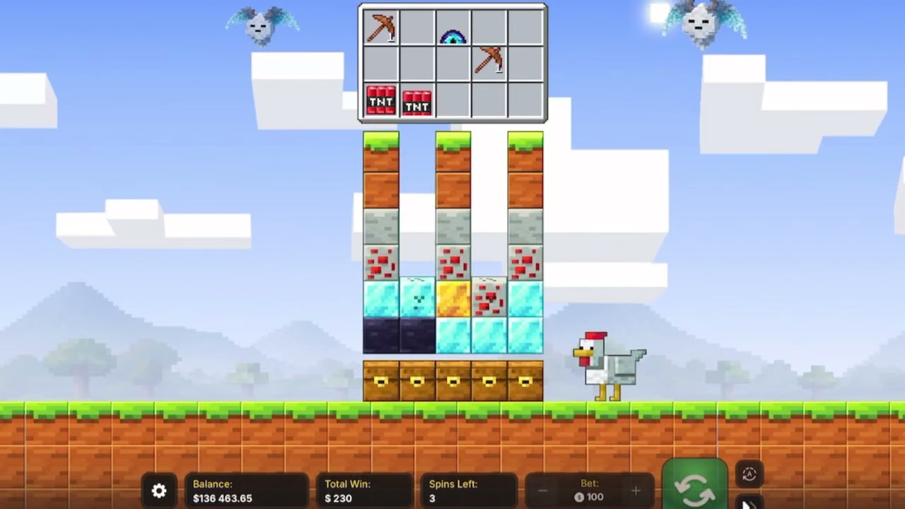 BIG WIN on Minecraft Slot ⛏️