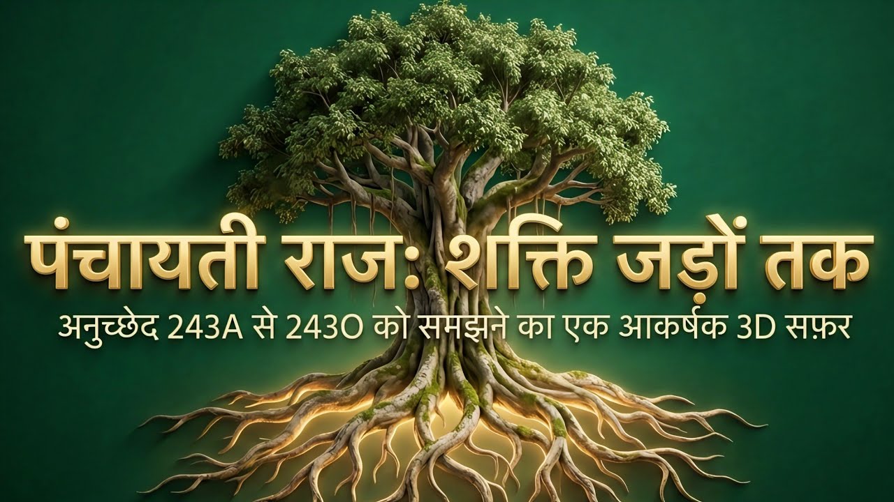 Panchayati Raj System | अनुच्छेद 243A–243O | Local Self Government (Hindi)