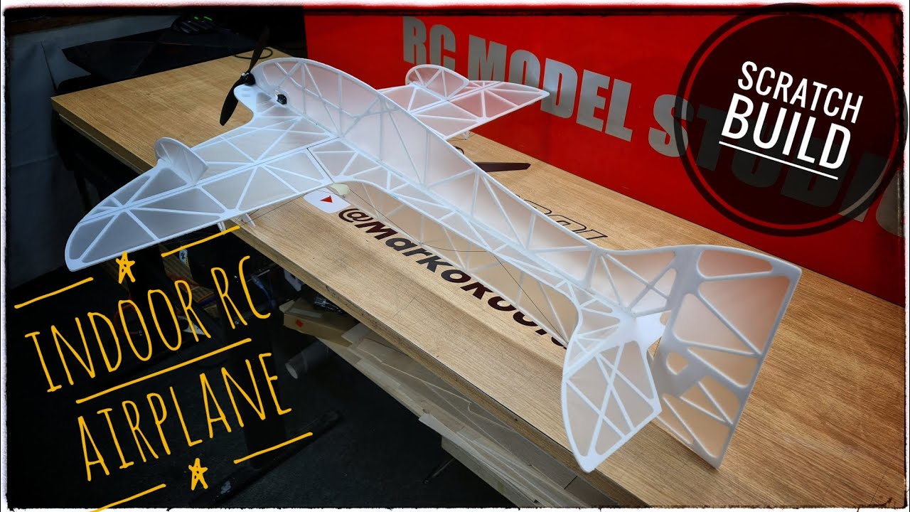 F3P RC Model 'PLUME' - Full Build & Maiden Flight