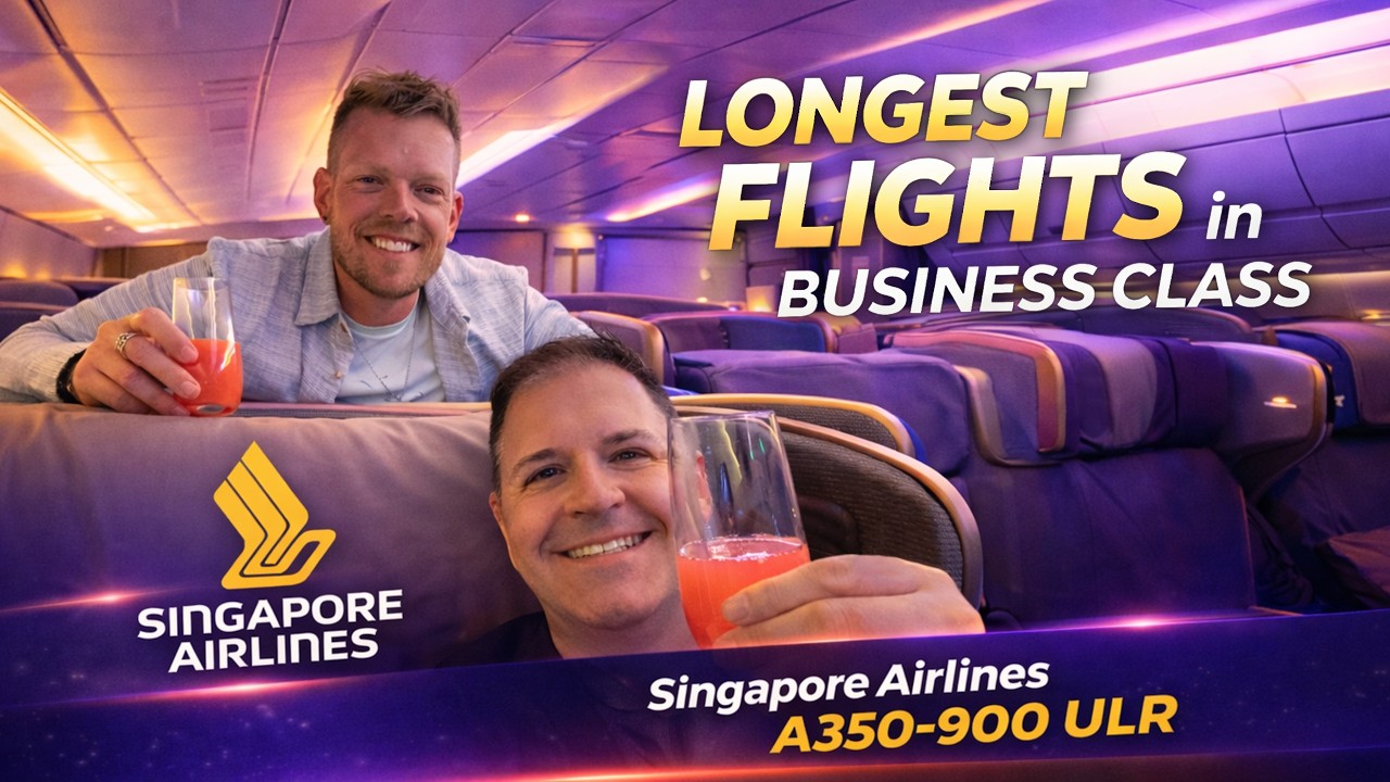 One of the World’s Longest Flights in Business Class: Singapore Airlines A350-900 ULR
