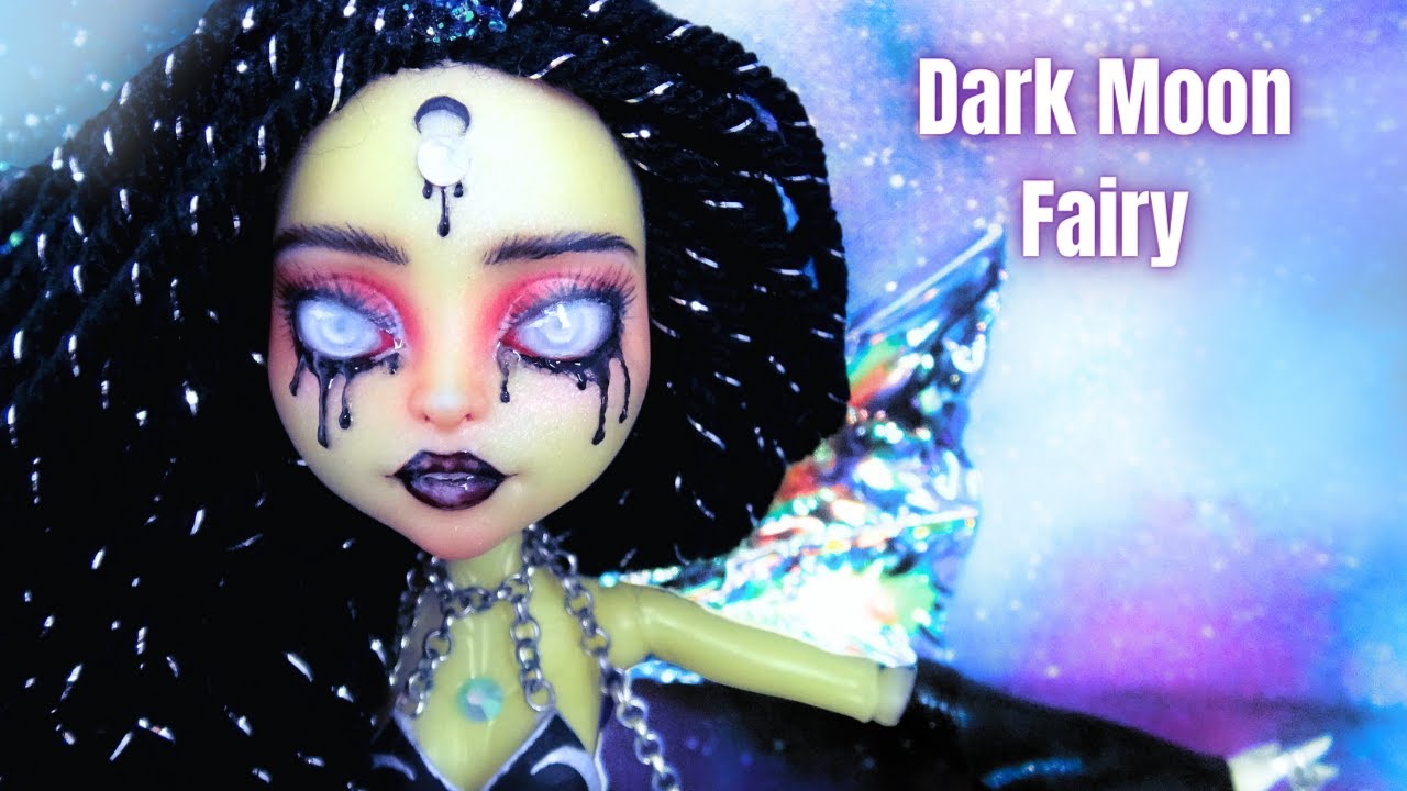 Dark MOON Monster High FAIRY Repaint
