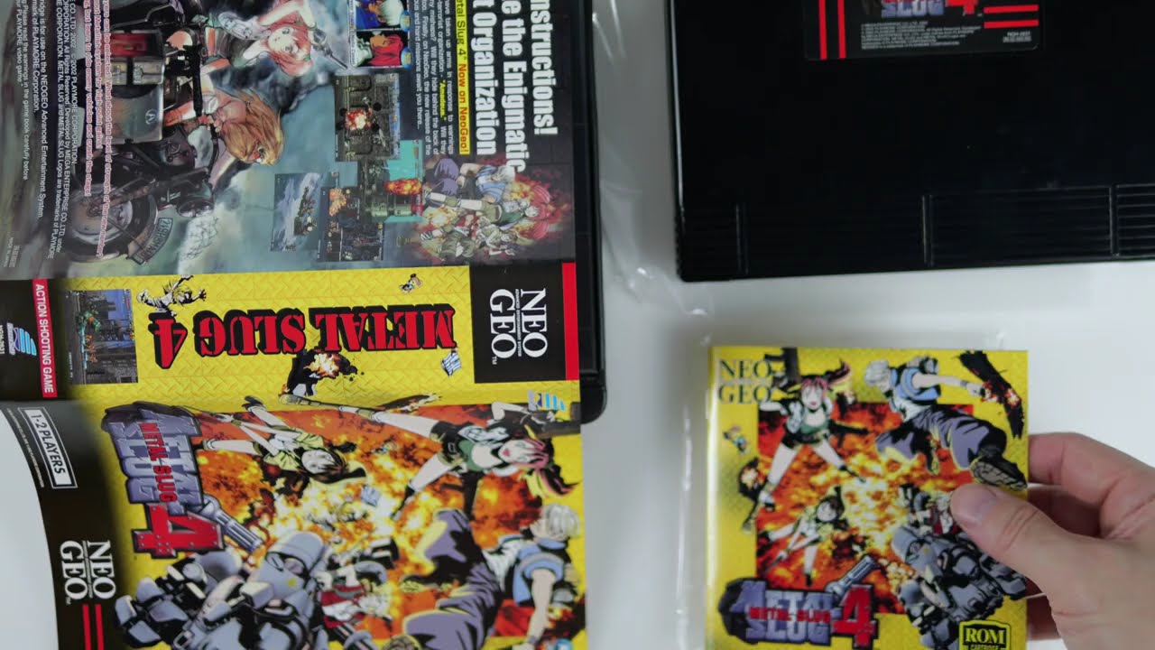 Metal Slug 4 English AES NeoStore item # 857