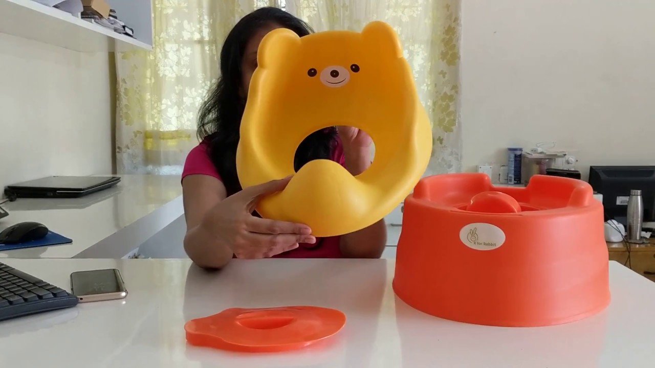 R for Rabbit portable baby's first potty
