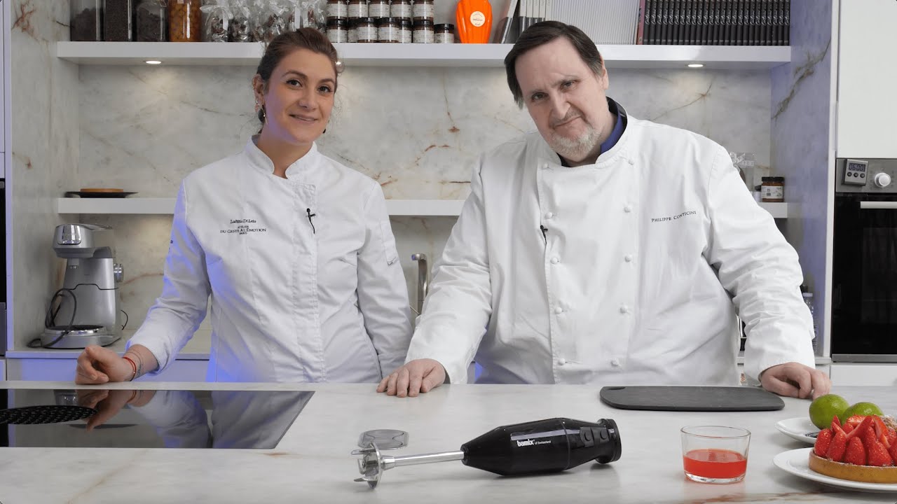 Philippe Conticini x Bamix - La tarte fraise rhubarbe !