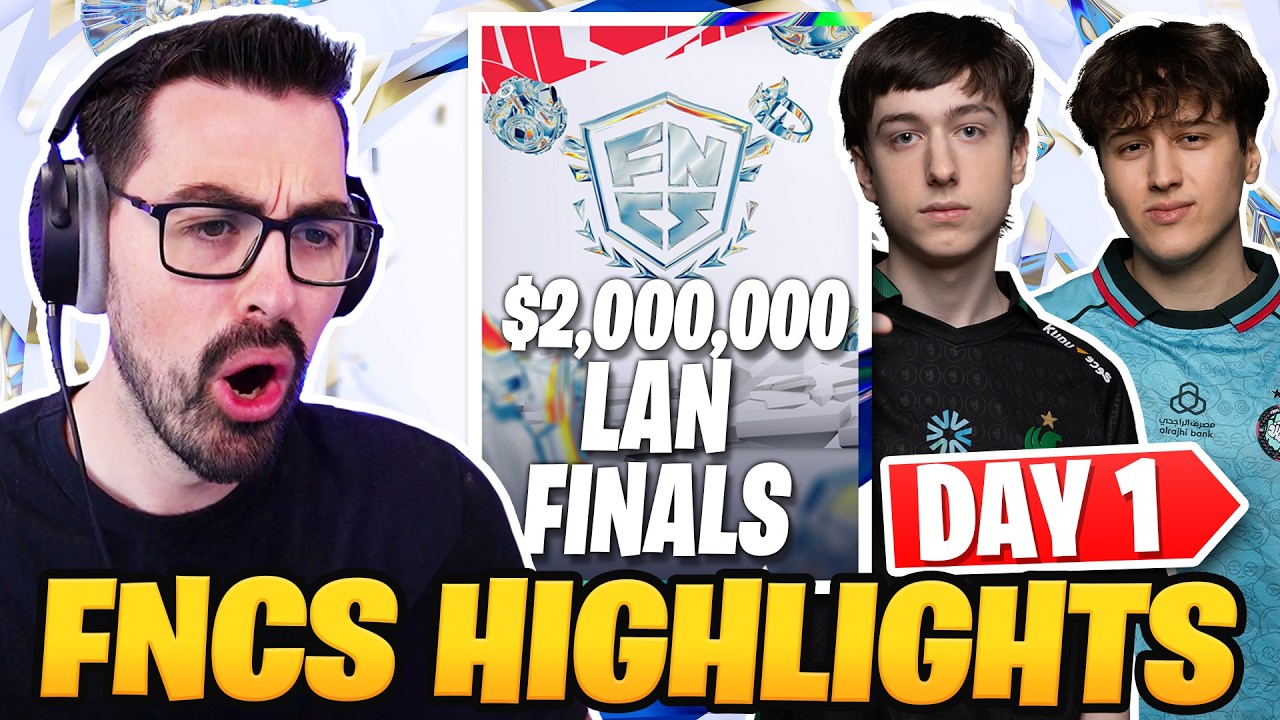 The Best Moments of FNCS Globals Lan Day 1 | Highlights and Interviews