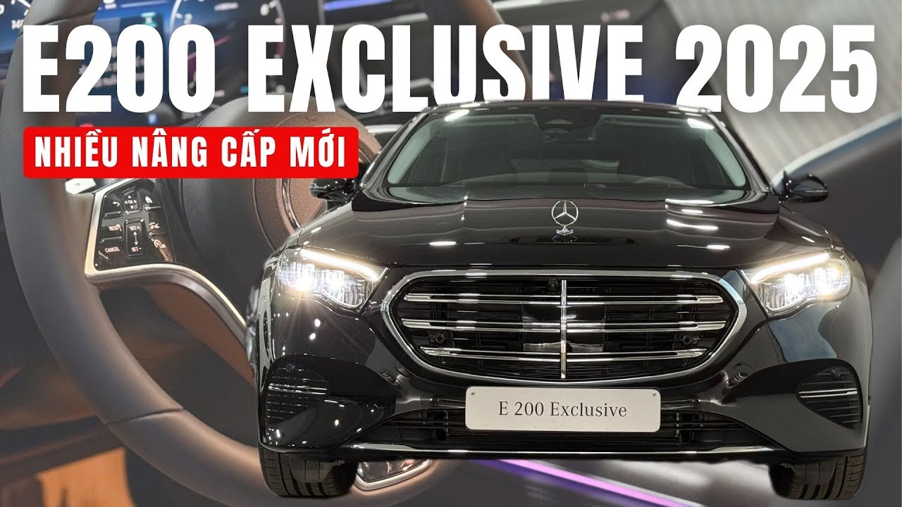 Mercedes E200 Exclusive 2025 mới ra mắt | Thiết kế quá ấn tượng | Vũ Mercedes