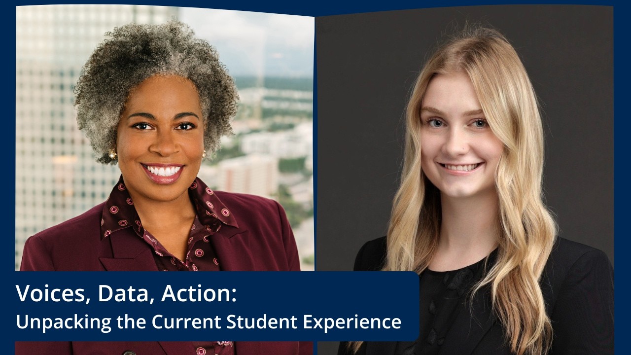 Voices, Data, Action: Unpacking the Current Student Experience