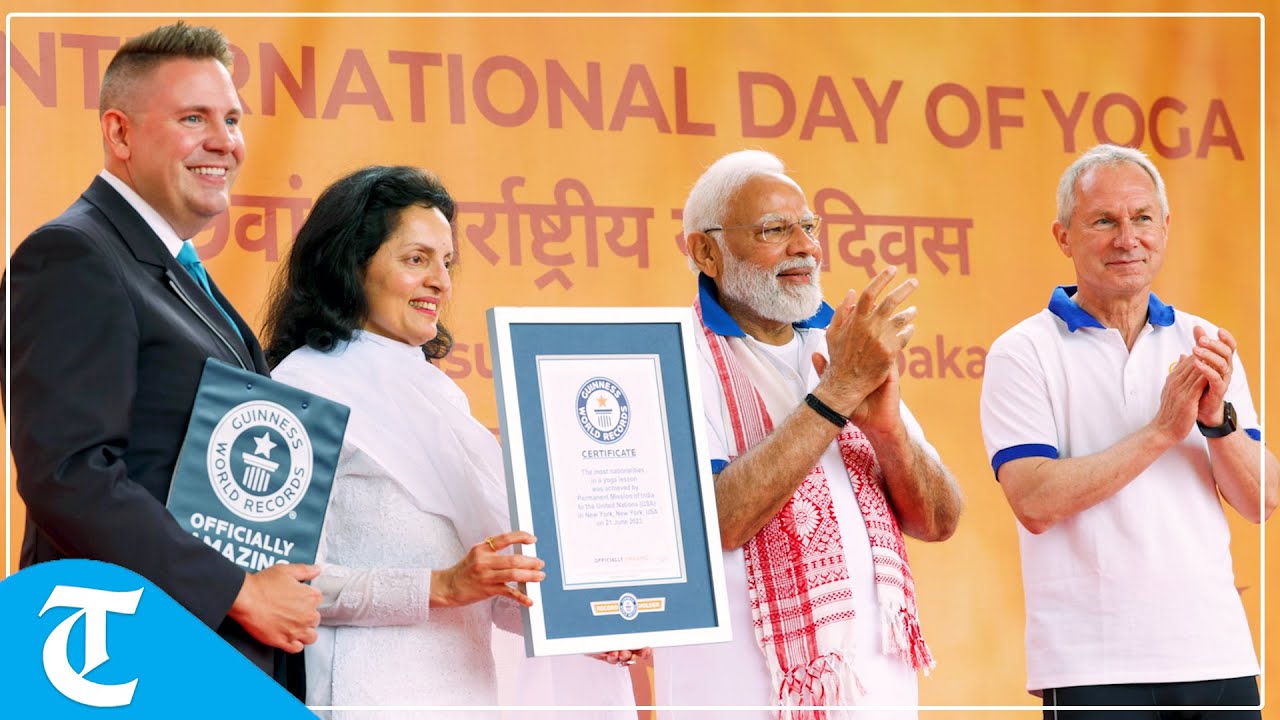 PM Modi-led Yoga session at UN creates Guinness World Record