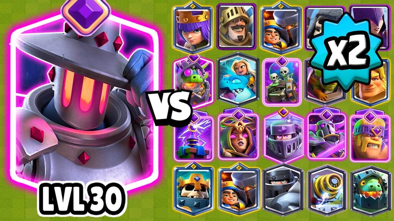SUPER HORNO NIVEL 30 vs TODAS LAS CARTAS x2 | Clash Royale