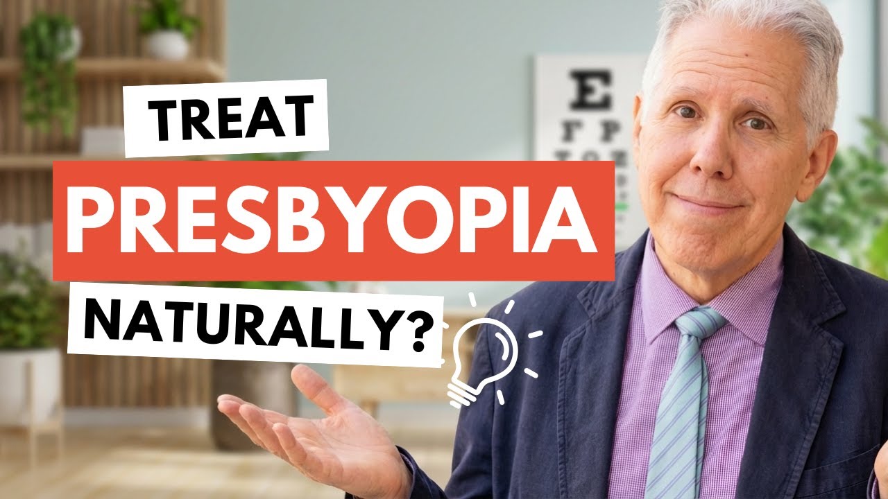 How to Treat Presbyopia Naturally | Simple Eye Exercise for Presbyopia | Dr. Jerry Wintrob