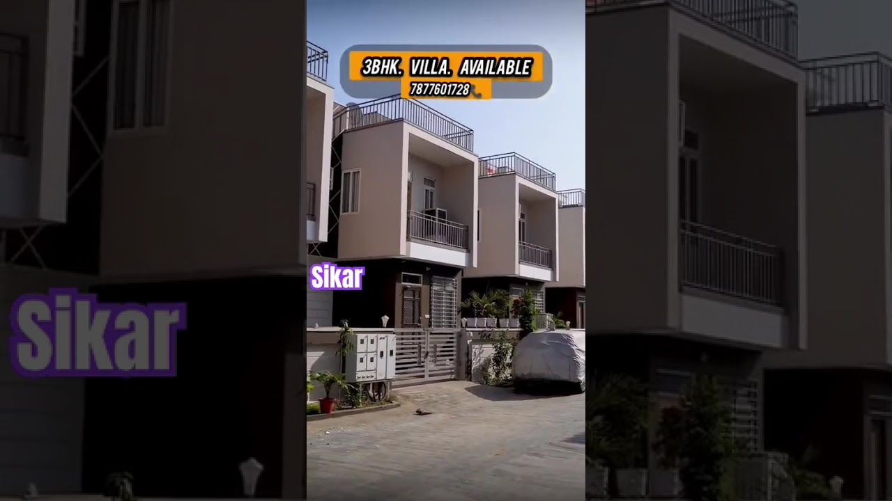 3bhk villa in sikar 🏠 📞7877601728 Madhuvan homes sikar #villa #home #society #youtubeshorts #sikar