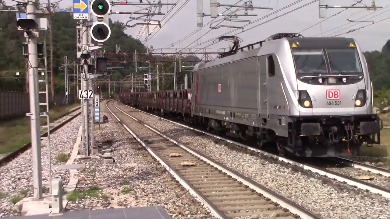 CARIMATE - IN CURVONE E494 DB MERCE PESANTE!!!!