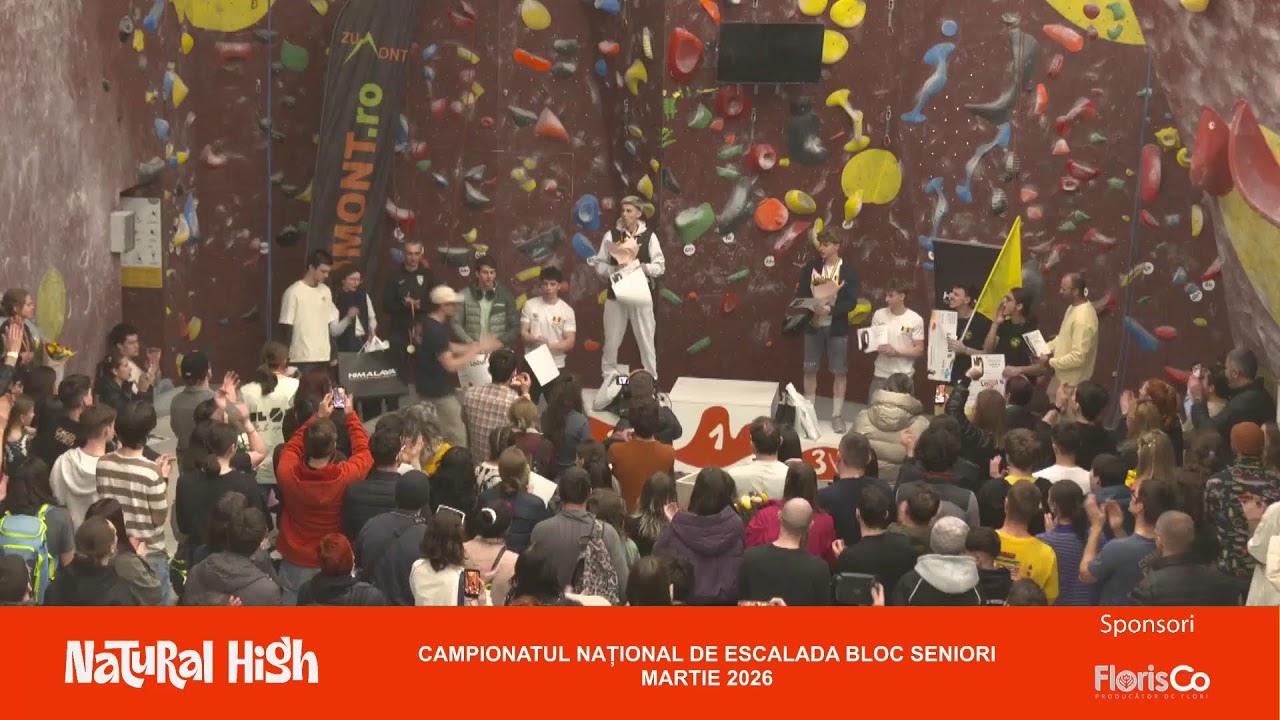 Campionatul National de Escalada Bloc Seniori 2026 - Baieti