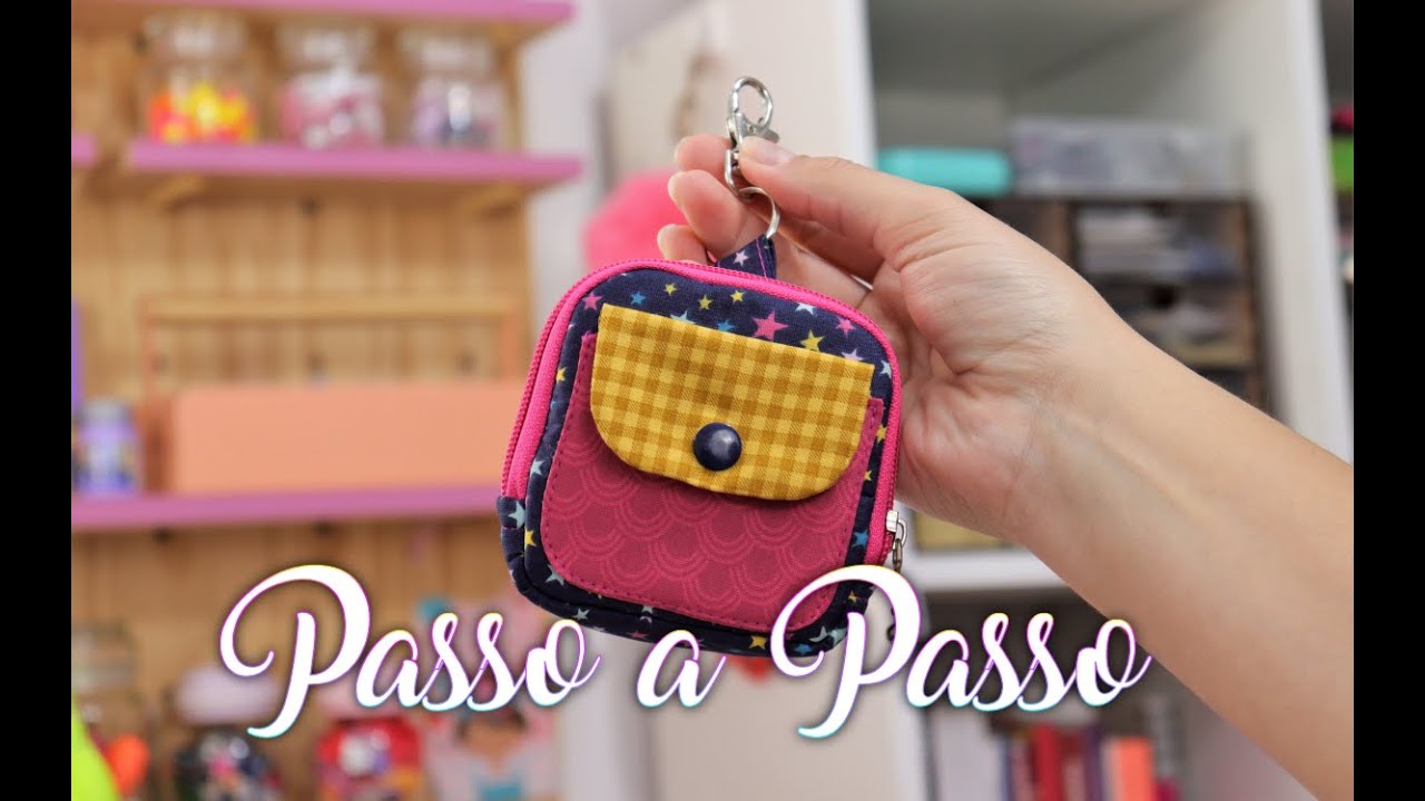 Bolsinha Chaveiro | Passo a Passo