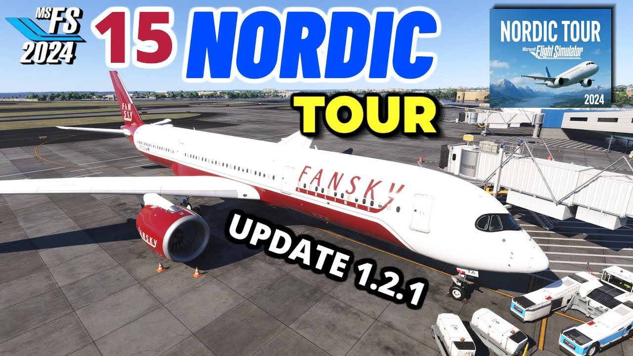 Update 1.2.1 AIRBUS A350-900 iniBuilds - MSFS2024 : NORDIC Tour❗TOUR I 15 I ✈️ Rovaniemi
