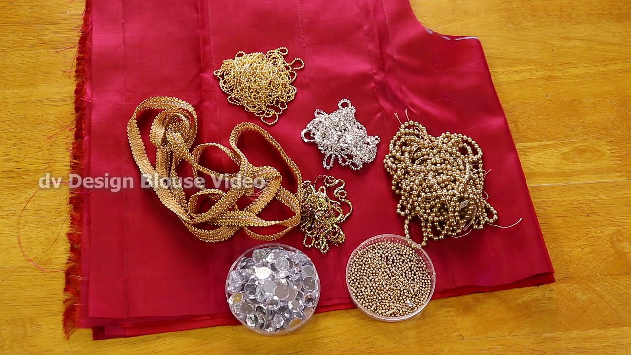 Marriage Silk Saree Blouse Design | Making of Bridal Blouse
