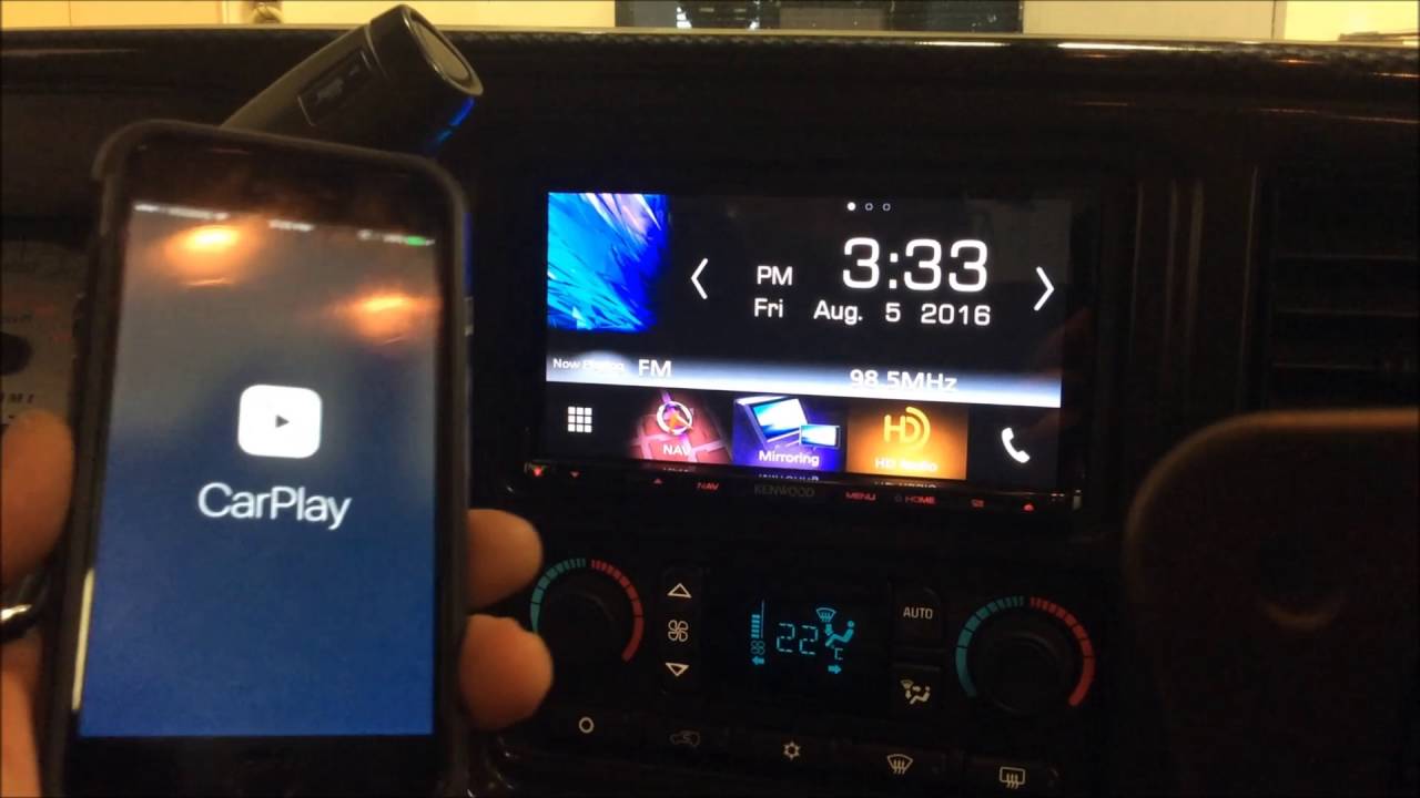 Kenwood eXcelon DNX893S Double DIN multimedia receiver feat. Navigation, CarPlay and Android Auto