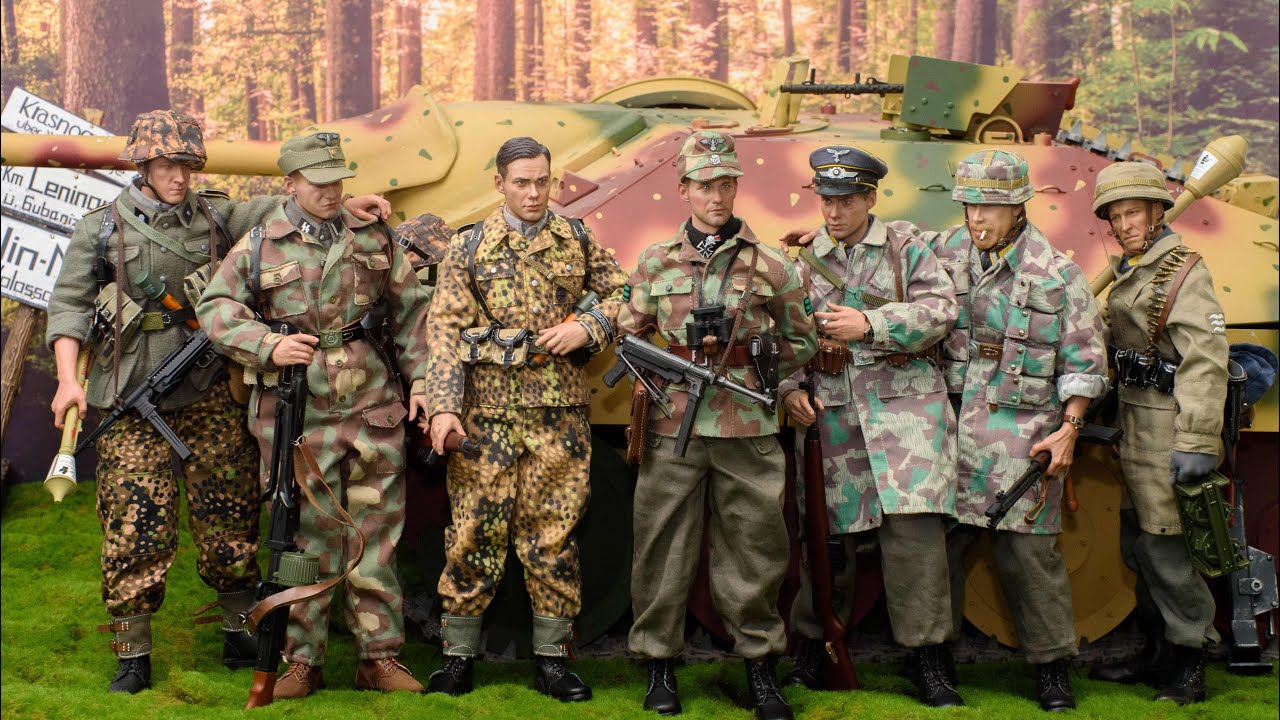 [Part I] My Collection WWII 1/6 Scale Action Figures - SS Panzer & German Fallschirmjager Figures