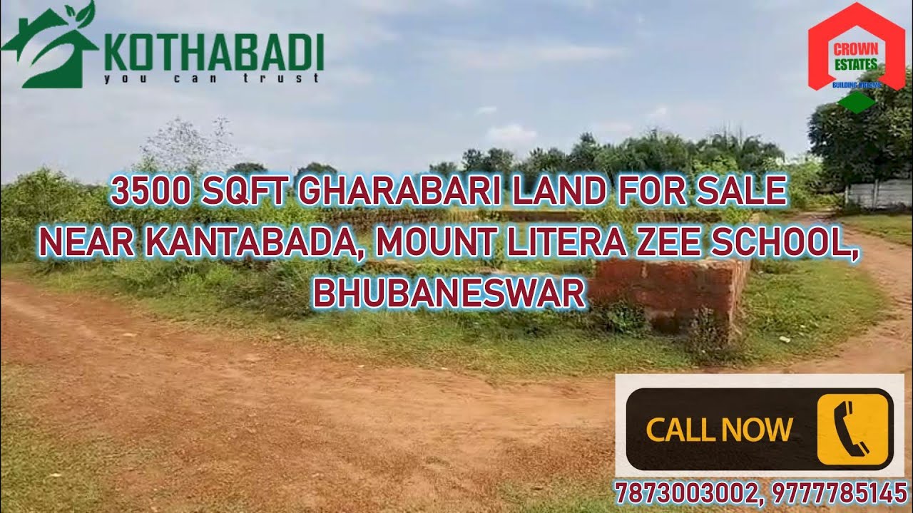 Gharabari Plot for Sale in Kantabada 🏡 Prime Location