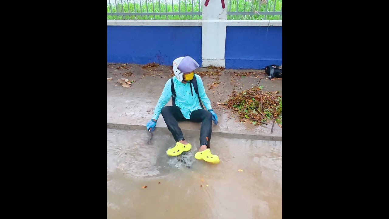 Restoring Water Flow With a Massive Drain Cleanup #satisfying #flood #flooding #storm