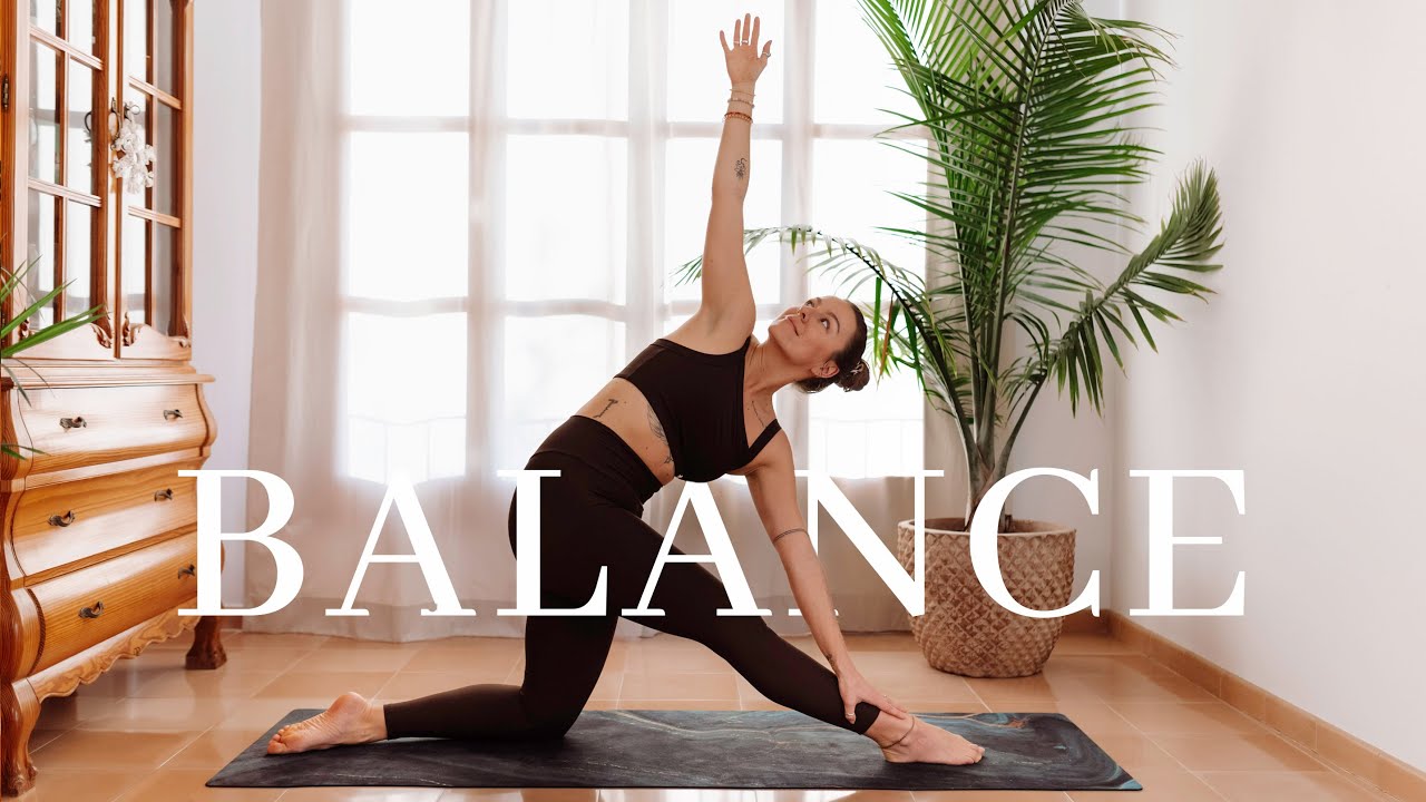 Morning Yoga for BALANCE | Part Of My 10 Day Course 'Journey To Self' 🌺