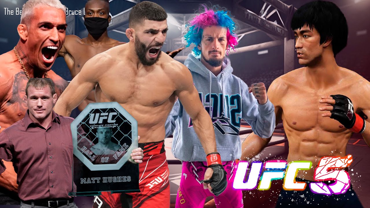 EA Sports UFC 5  Top 6 Bruce Lee vs  everyone PS