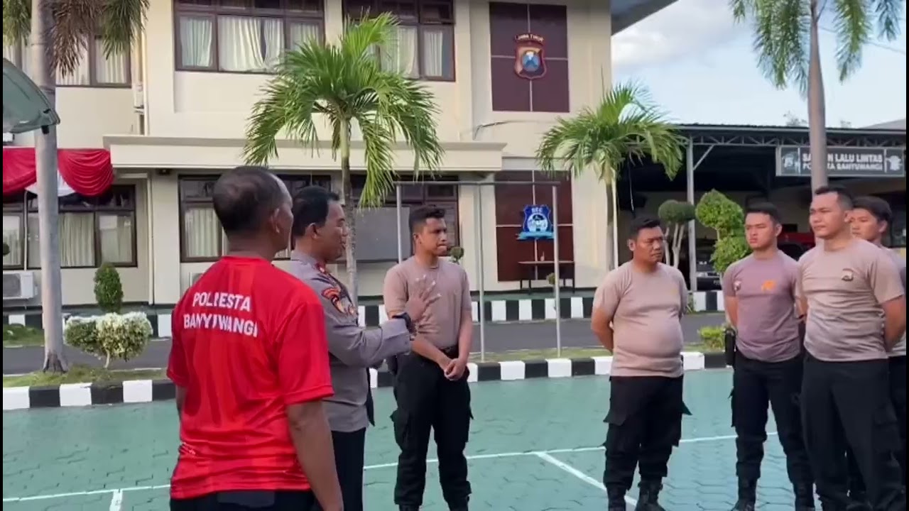Tahapan pembagian formasi walpri satpamobvit resta banyuwangi