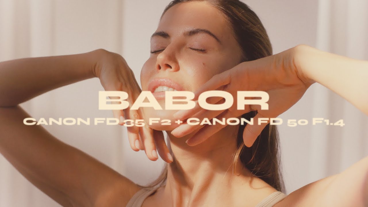 Skincare Campaign for Babor | Canon R5C + Canon FD 35mm F2 + Canon FD 50mm F1.4