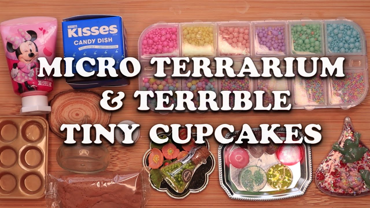 Micro Terrarium & Terrible Tiny Cupcakes