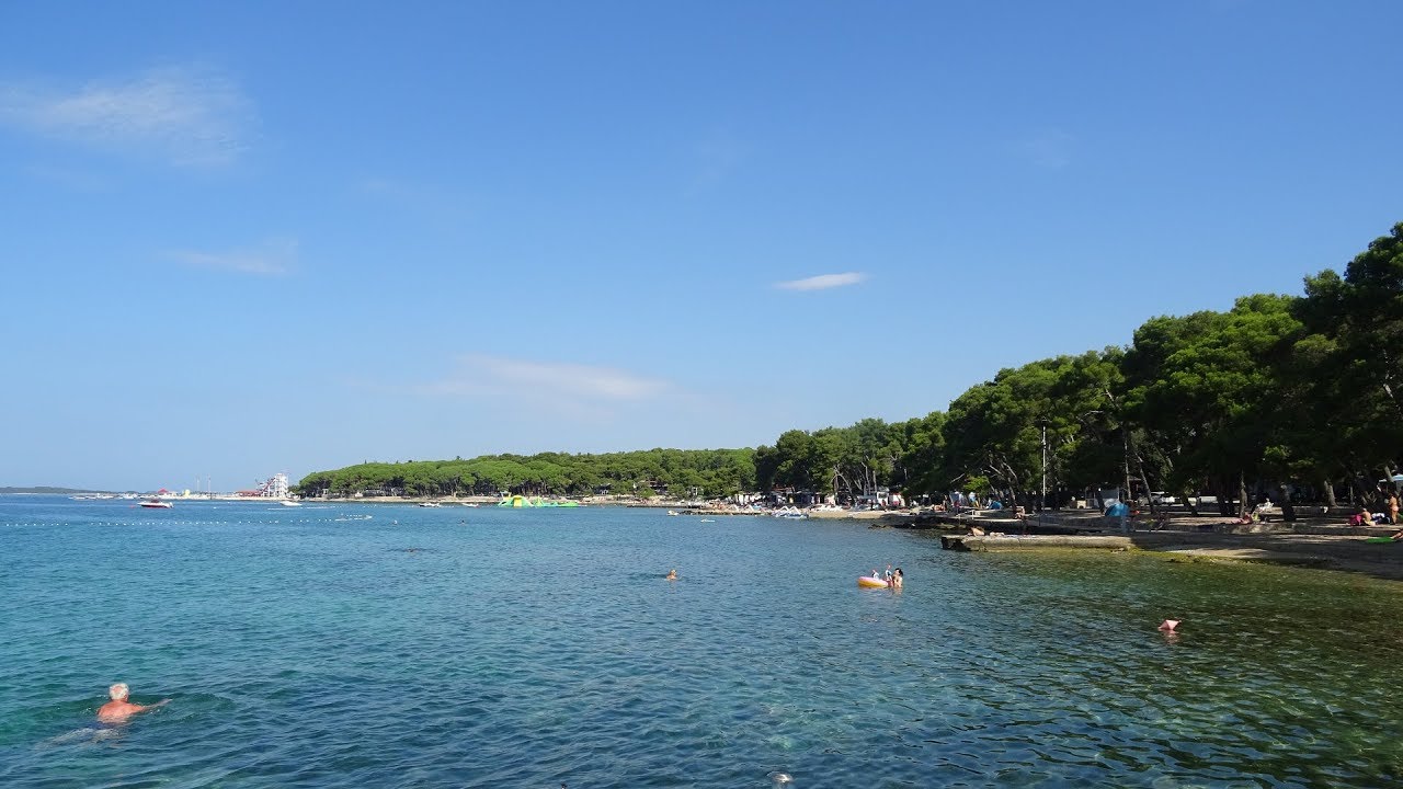 2018 Chorvatsko, Biograd na Moru, kemp Soline
