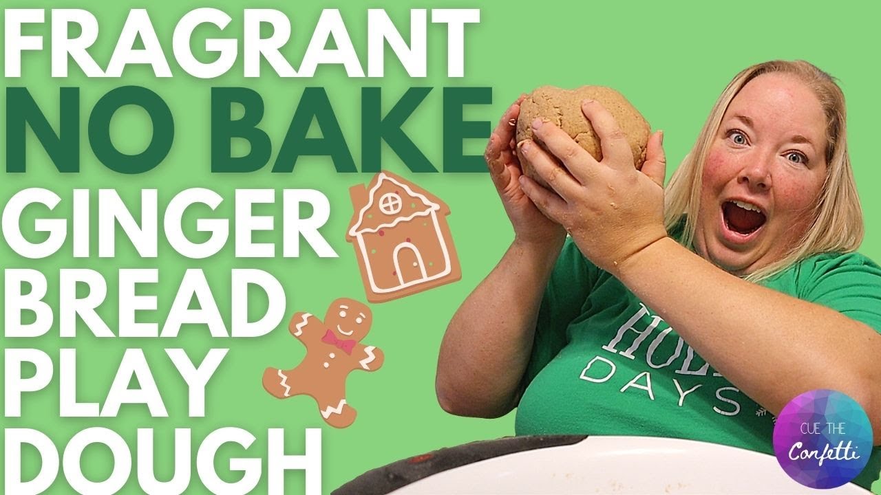 NO BAKE Gingerbread Playdough