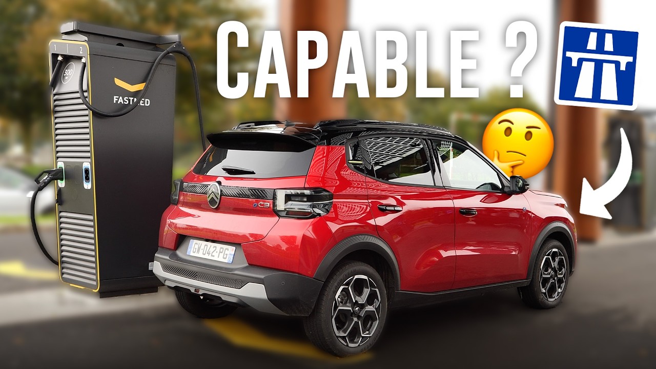 La Citroen C3 électrique sur autoroute - PEUT-ON VOYAGER AVEC ? 🤔
