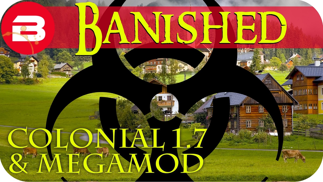 Banished Gameplay - THE PLAGUE!! #10 - Colonial Charter 1.7 & Megamod Banished Mods