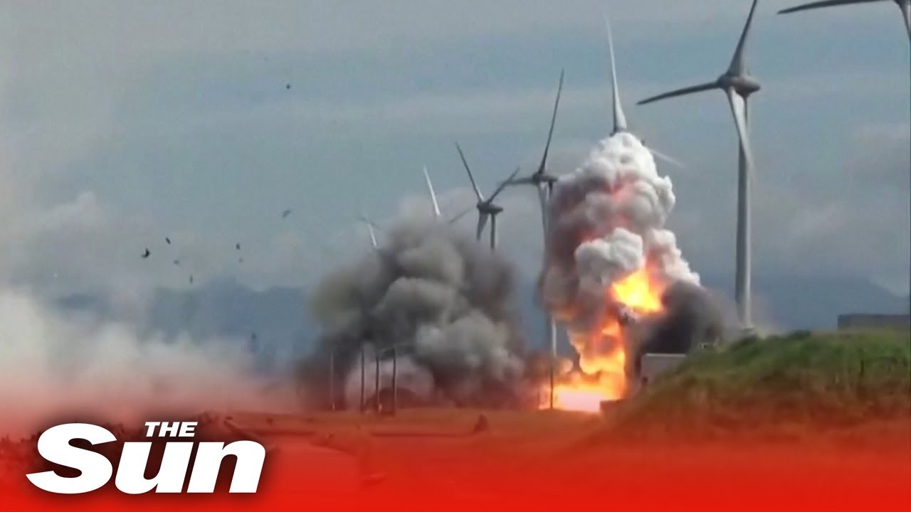 Japanese space rocket engine explodes during test