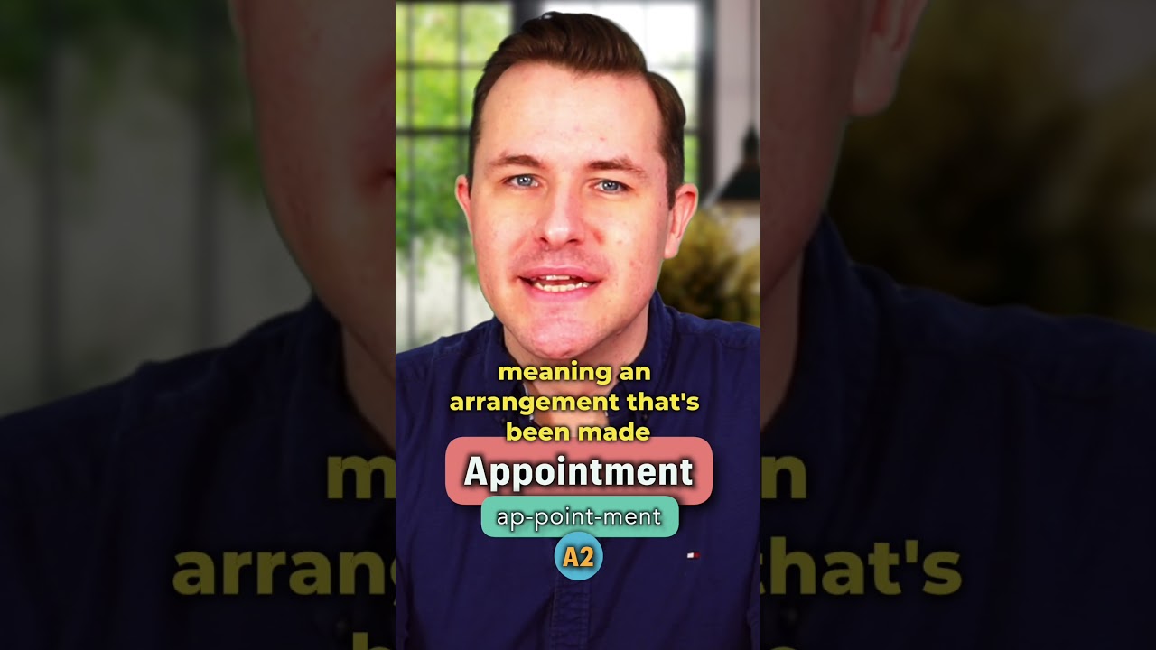 Appointment - Meaning, Pronunciation, Synonyms and an Example Sentence (English Word of the Day)