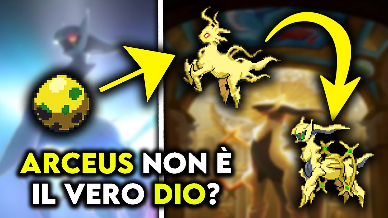LE ORIGINI DEL POKEMON DIO ARCEUS E DELL'INTERO UNIVERSO POKÉMON! - Mitologie di Sinnoh