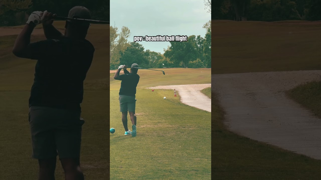 The ball didn&rsquo;t know what to do when the wind hit it 💨 #golf #shorts #subscribe