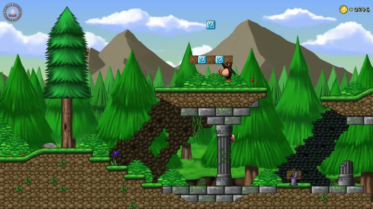 SuperTux 2 – Story Mode | Level 37 – Jumping Reels 🎯 One Wrong Jump = Game Over!