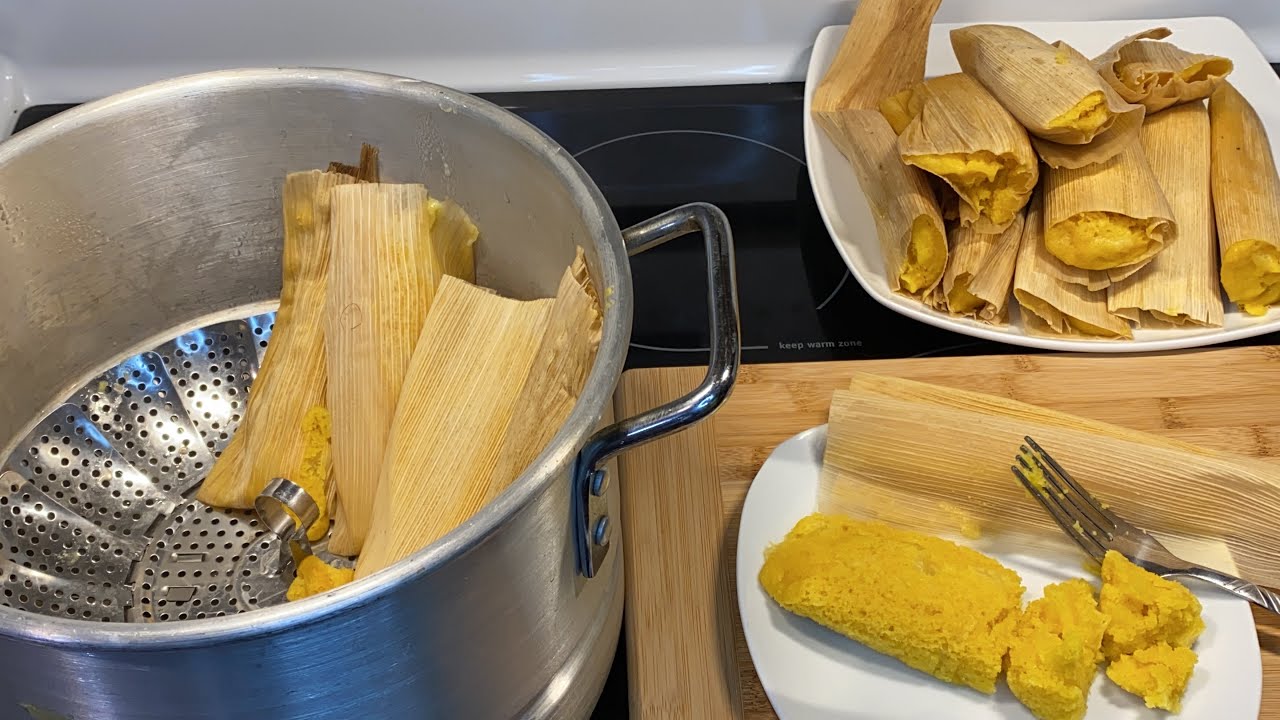 TAMALES 🫔 DE PI&Ntilde;A 🍍 CON LECHE CONDENSADA