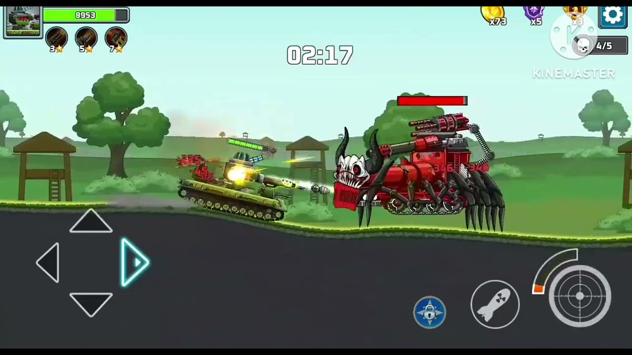 KV-6 Tank Battle of Demon Tanks animation in English