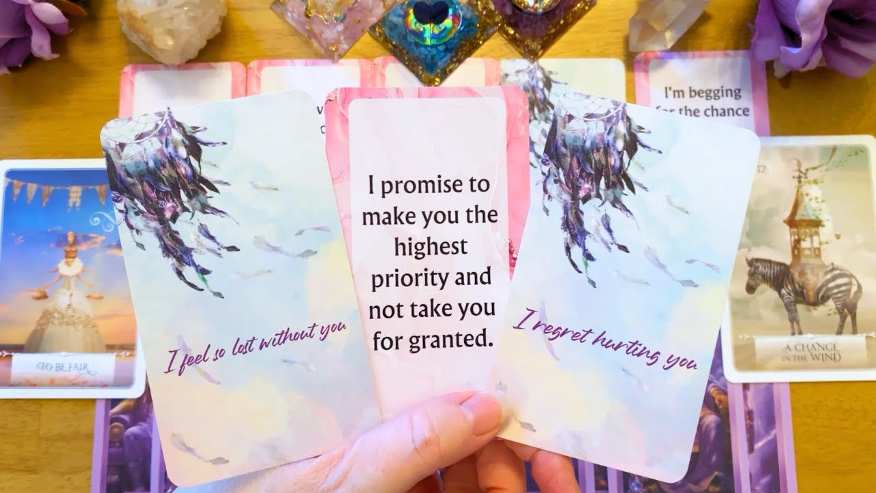 I WILL NEVER TAKE YOU FOR GRANTED AGAIN 😟 I PROMISE TO TREAT YOU BETTER 🥰 COLLECTIVE LOVE READING