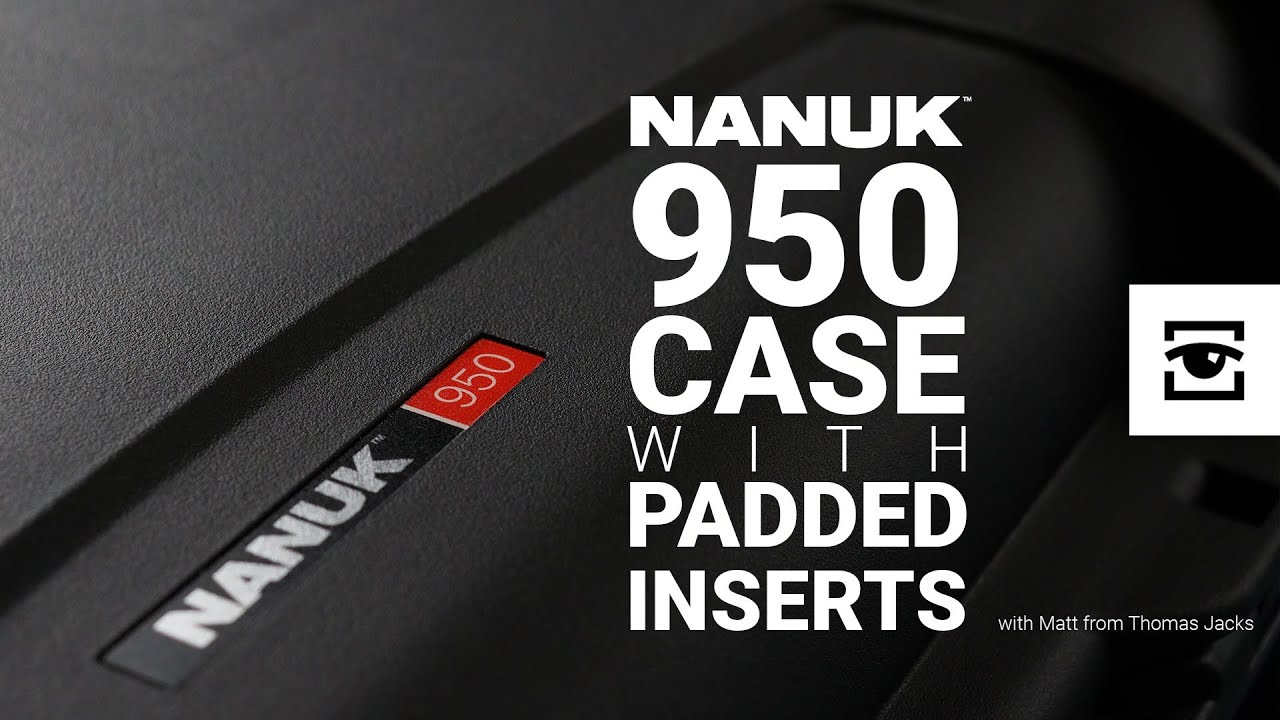 Nanuk 950 protective case with padded divider inserts