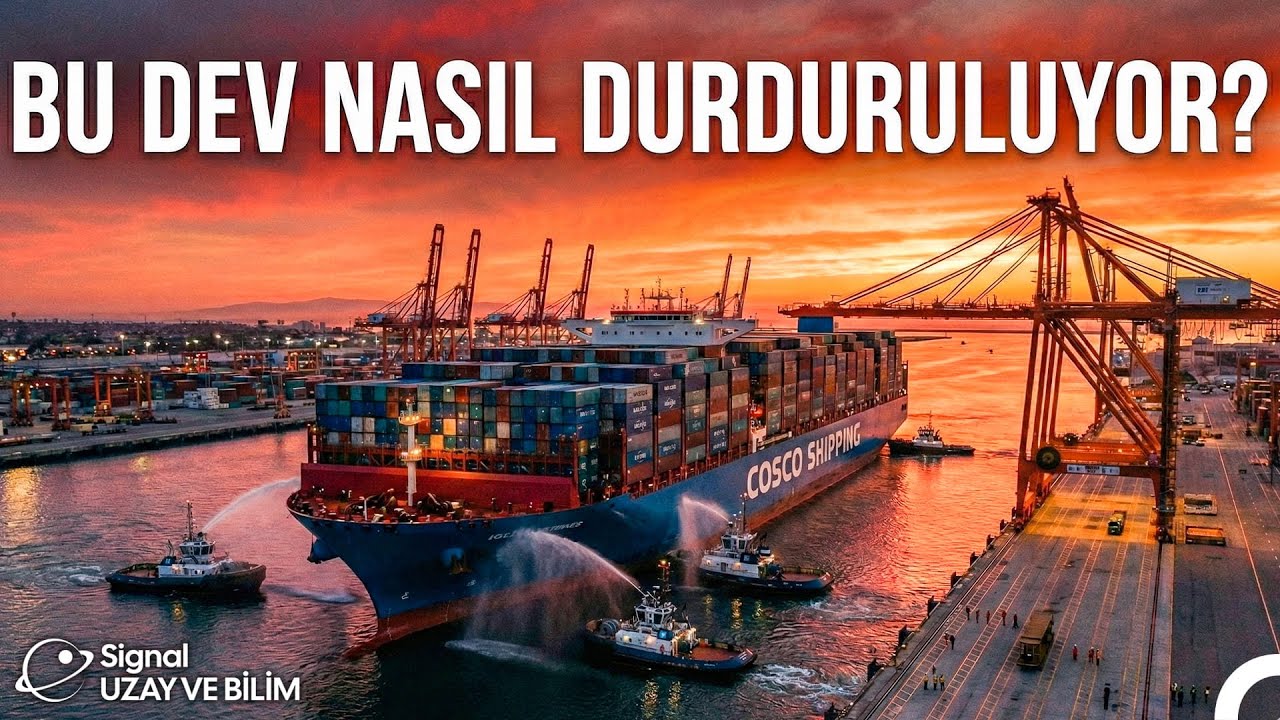 Dev Konteyner Gemileri Limana Nasıl Giriyor? Long Beach’te 48 Saatlik Yarış I Türkçe Dublaj Belgesel