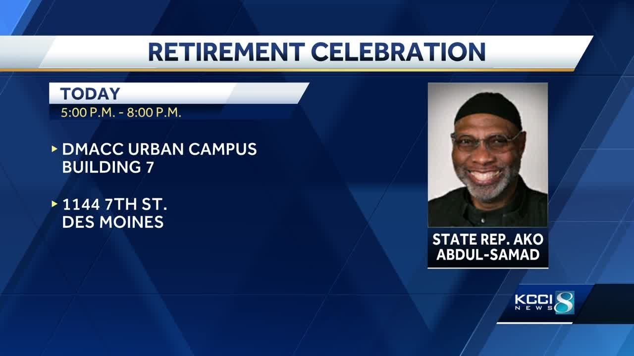 Retirement reception for Rep. Ako Abdul-Samad is Sunday evening