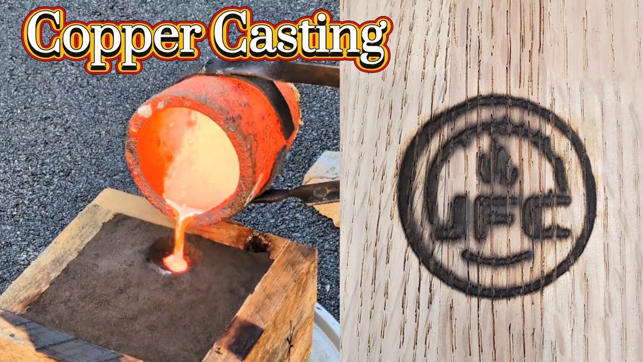 Casting Copper Stamp -(Sand Casting)