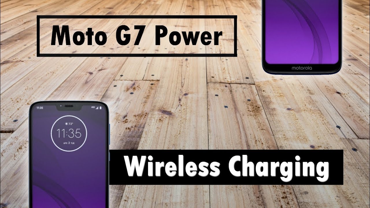 Moto G7 Wireless Charging