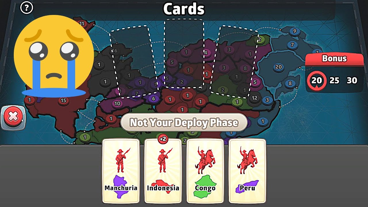 Do this when you have 4 cards in progressive Risk!