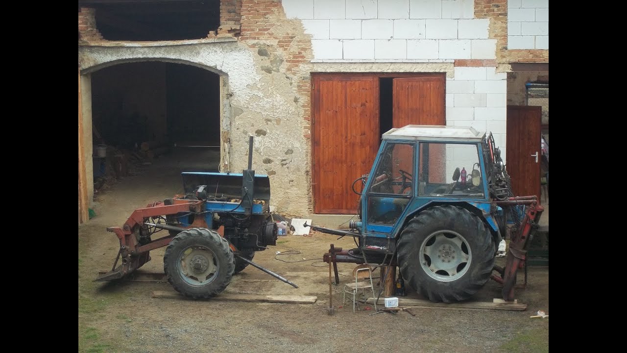 Rozpůlený Zetor 6945 UKT
