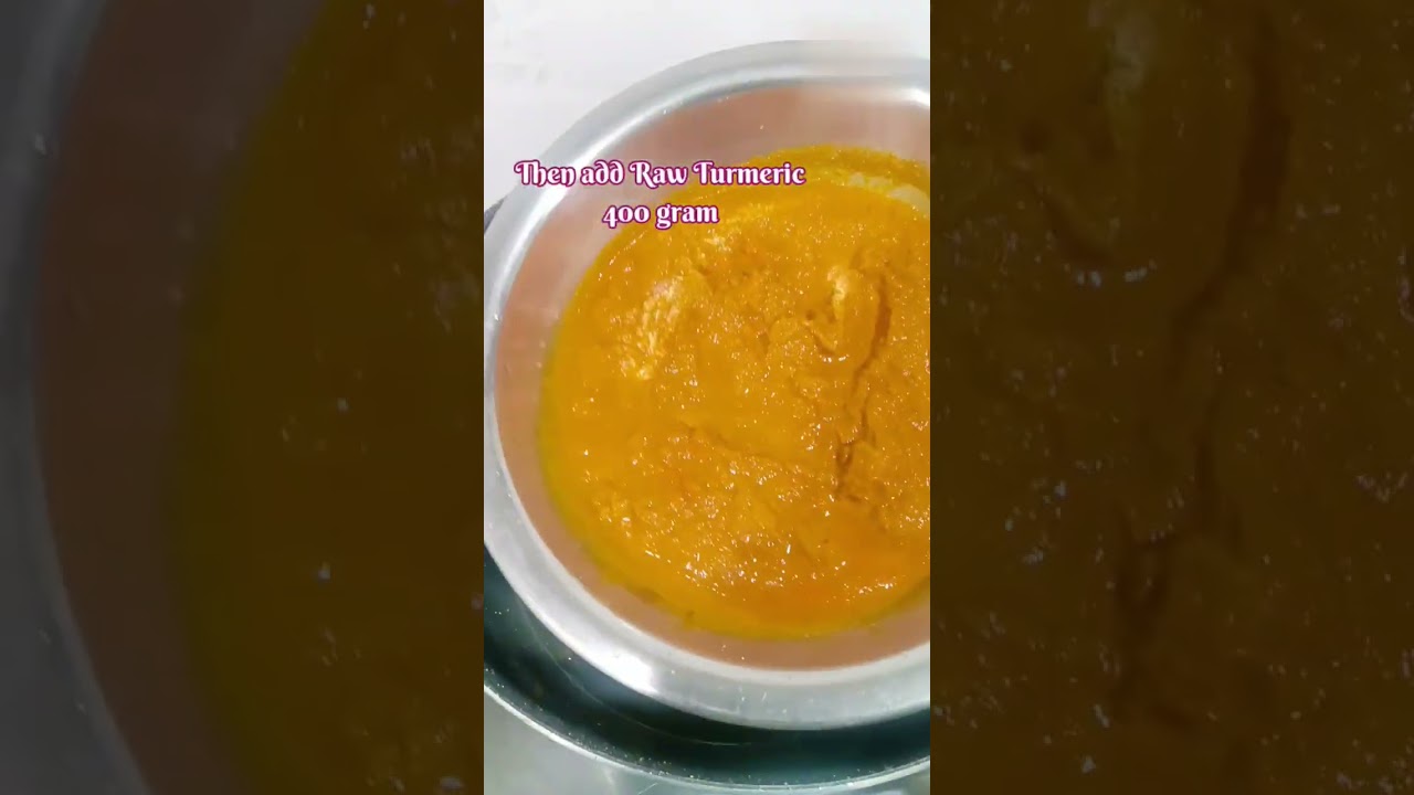 Kacchi Haldi ka Halwa, 